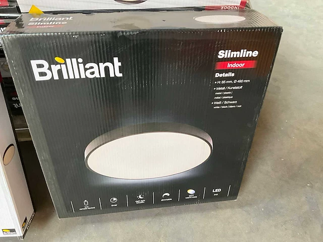 Brilliant slimline indoor plafondlamp met afstandsbediening (22x) - afbeelding 6 van  8