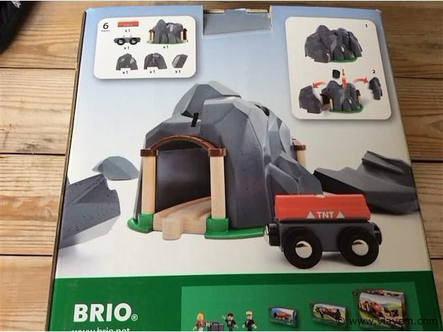 Brio trein uitbreiding tunnel - afbeelding 2 van  2