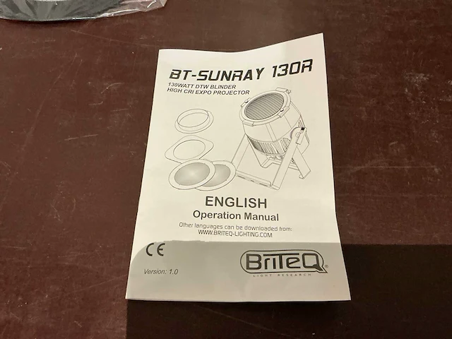 Briteq bt-sunray 130 r led-par (4x) - afbeelding 7 van  9