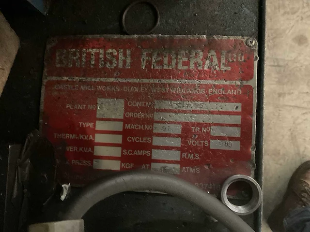 British federal buigmachine - afbeelding 6 van  6