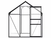 Broeikas antraciet aluminium 3,61 m² - afbeelding 3 van  7