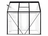 Broeikas antraciet aluminium 3,61 m² - afbeelding 5 van  7