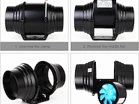 Brogachy regelbare buisventilator - afbeelding 3 van  4