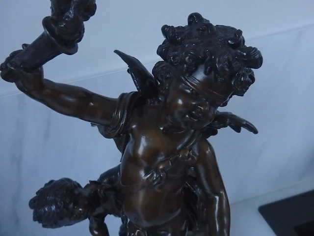 Brons auguste moreau (1834-1917) h 48 - afbeelding 2 van  7