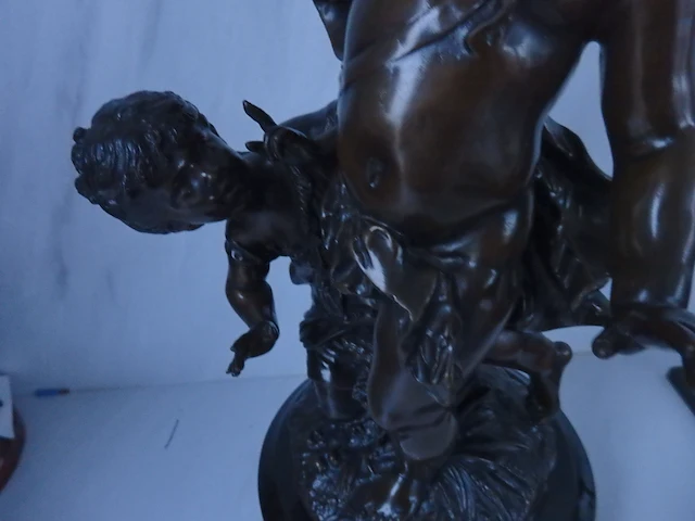 Brons auguste moreau (1834-1917) h 48 - afbeelding 3 van  7