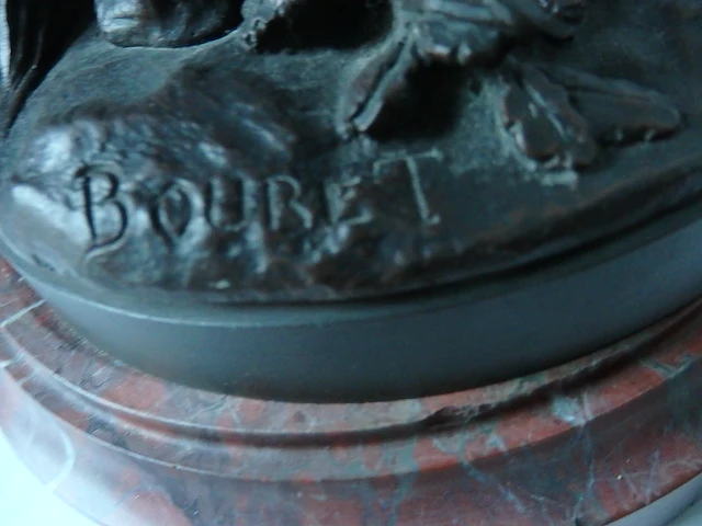 Brons eutrope bouret (1833-1906) h 45, gedateerd 5 juillet 1889 - afbeelding 4 van  5