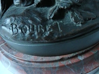 Brons eutrope bouret (1833-1906) h 45, gedateerd 5 juillet 1889 - afbeelding 4 van  5