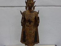 Brons vergulde thaisse buddha - afbeelding 1 van  7