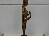 Brons vergulde thaisse buddha - afbeelding 2 van  7