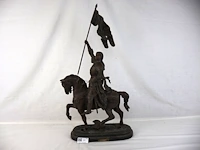 Bronzen beeld jeanne d'arc - afbeelding 1 van  7