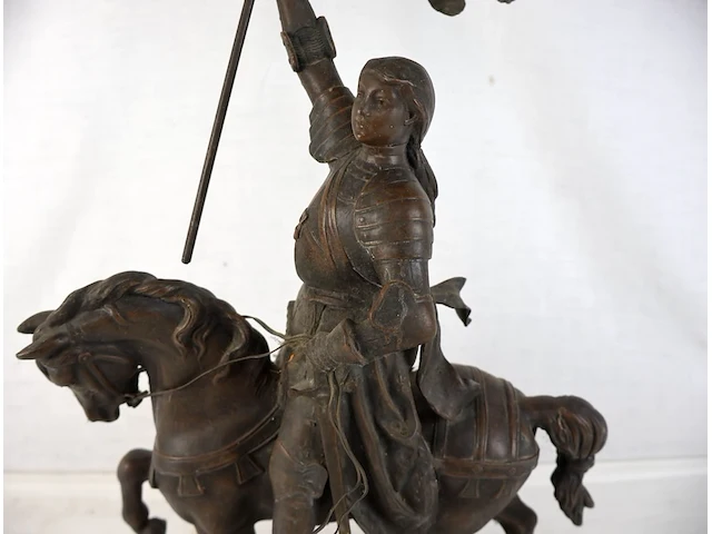 Bronzen beeld jeanne d'arc - afbeelding 3 van  7