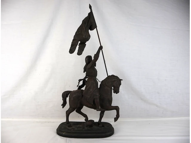 Bronzen beeld jeanne d'arc - afbeelding 5 van  7