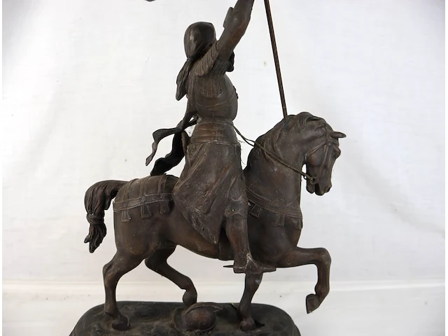Bronzen beeld jeanne d'arc - afbeelding 6 van  7