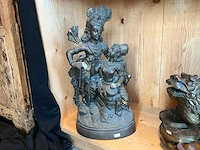 Bronzen beeld rada krishna - afbeelding 1 van  5