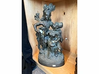 Bronzen beeld rada krishna - afbeelding 2 van  5