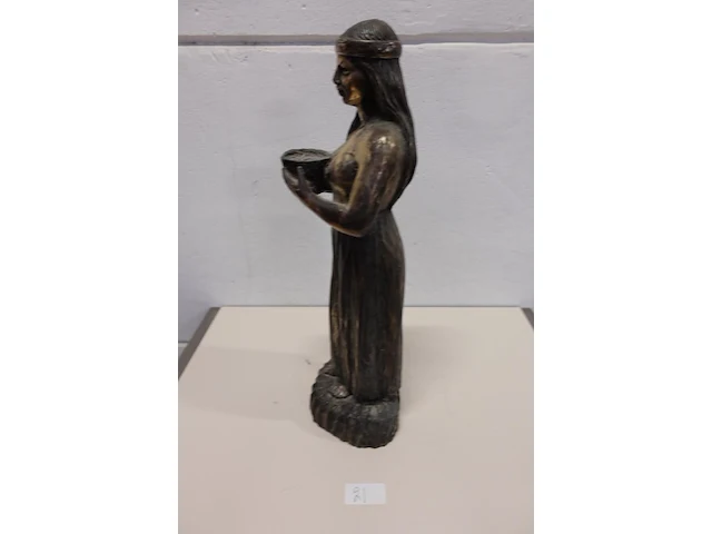 Bronzen beeld verguld - afbeelding 4 van  6