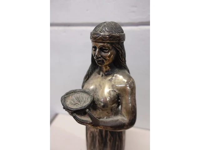 Bronzen beeld verguld - afbeelding 6 van  6