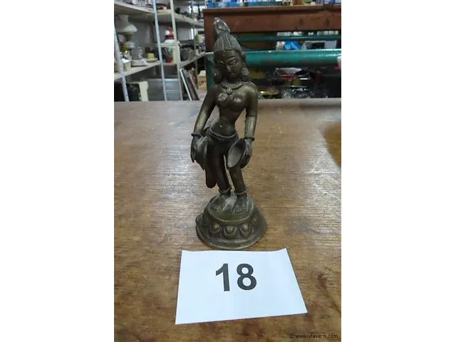 Bronzen beeldje 14cm - afbeelding 1 van  3