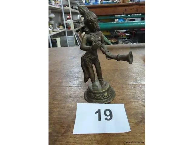 Bronzen beeldje 14cm - afbeelding 1 van  3