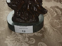 Bronzen beeldje aug moreau - afbeelding 2 van  4