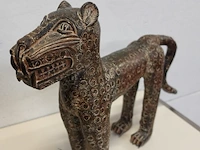 Bronzen benin luipaard - afbeelding 5 van  6