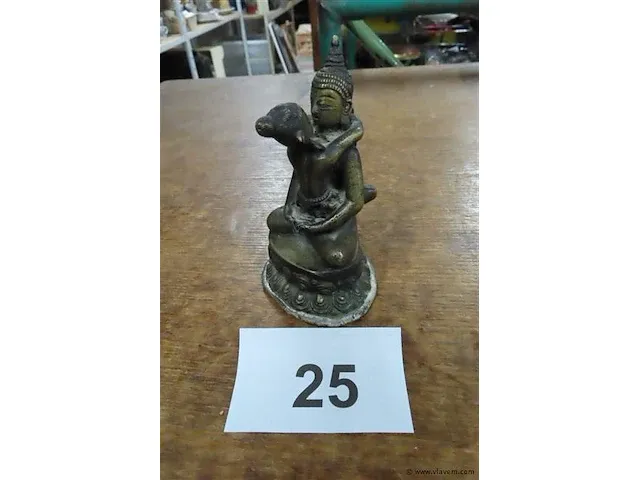 Bronzen erotisch beeldje 11 cm - afbeelding 1 van  4