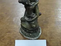 Bronzen erotisch beeldje 11 cm - afbeelding 1 van  4