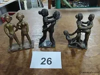 Bronzen erotische beeldjes +-10 cm - afbeelding 1 van  4
