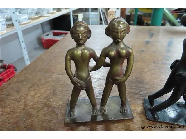 Bronzen erotische beeldjes +-10 cm - afbeelding 2 van  4