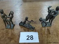 Bronzen erotische beeldjes +-10 cm - afbeelding 1 van  4