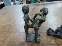 Bronzen erotische beeldjes +-10 cm - afbeelding 2 van  4
