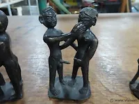 Bronzen erotische beeldjes +-10 en 7cm - afbeelding 3 van  4
