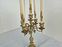Bronzen kandelaar
