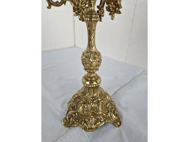 Bronzen kandelaar - afbeelding 3 van  6