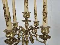 Bronzen kandelaar - afbeelding 4 van  6