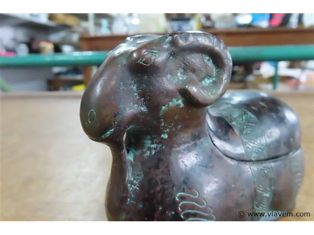 Bronzen schaap/ram - afbeelding 3 van  3