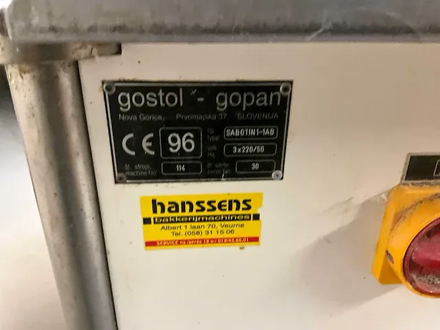 Brood opbolmachine gostol sabotin 1-1ab - afbeelding 6 van  6