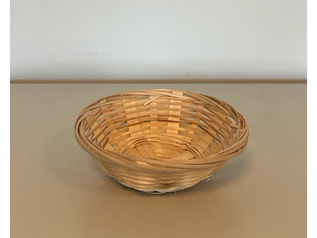 Broodmandje riet 12,5cm (24 stuks) - afbeelding 1 van  1