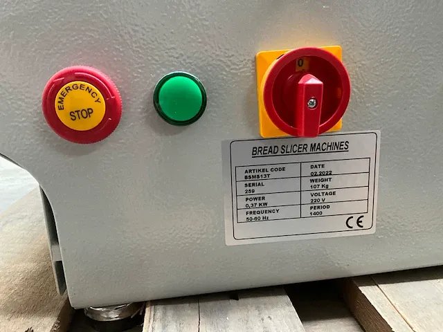Broodsnijmachine ggm gastro bsms13t - afbeelding 3 van  7