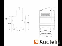 Broodsnijmachine jac duro 450 - afbeelding 5 van  6
