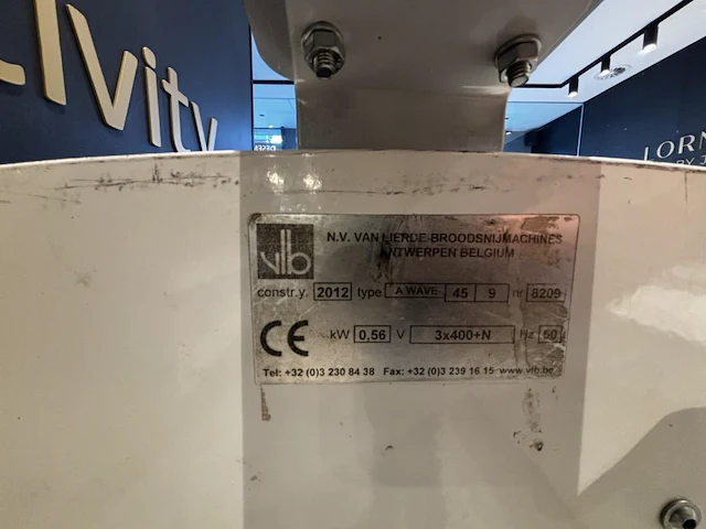 Broodsnijmachine vlb a wave 45 - afbeelding 3 van  5