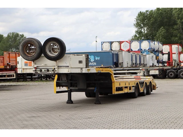 Broshuis e-2190/27 lowloader wheel well 4.1m extendable steering axle - afbeelding 1 van  1