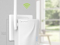 Brostrend ac1200 wifi-extender - afbeelding 1 van  2