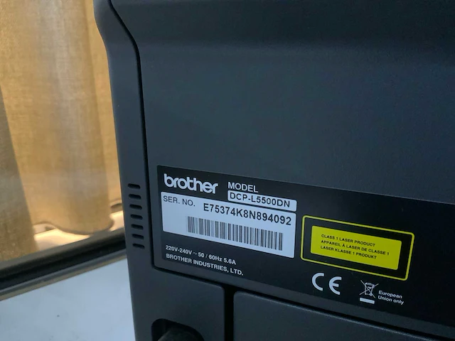 Brother dcp-l 5500- dn printer & scanner - afbeelding 4 van  4