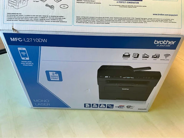 Brother mfc-l2710dw printer & scanner - afbeelding 1 van  3