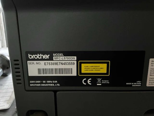 Brother mfc-l5700dn all-in-one laserprinter - afbeelding 6 van  7