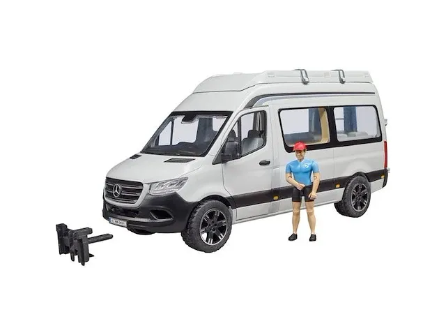 Bruder mercedes benz sprinter camper met chauffeur modelvoertuig - afbeelding 4 van  6