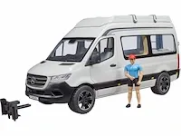 Bruder mercedes benz sprinter camper met chauffeur modelvoertuig - afbeelding 4 van  6