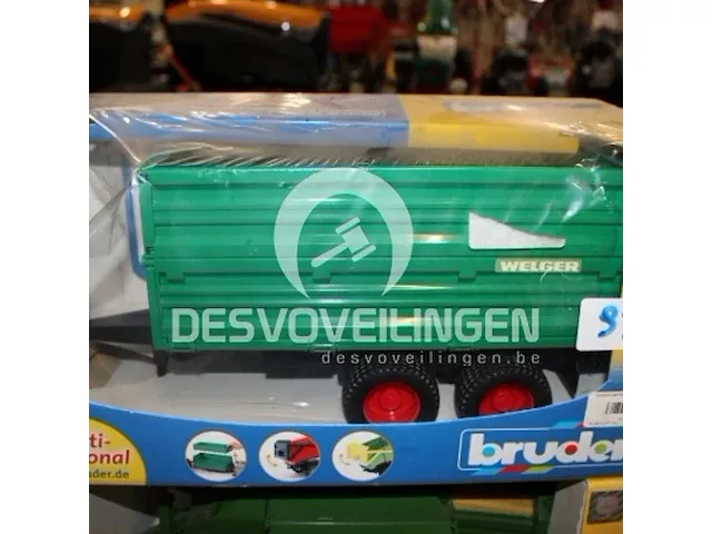 Bruder welger tandem aanhanger ku02010 - afbeelding 1 van  1