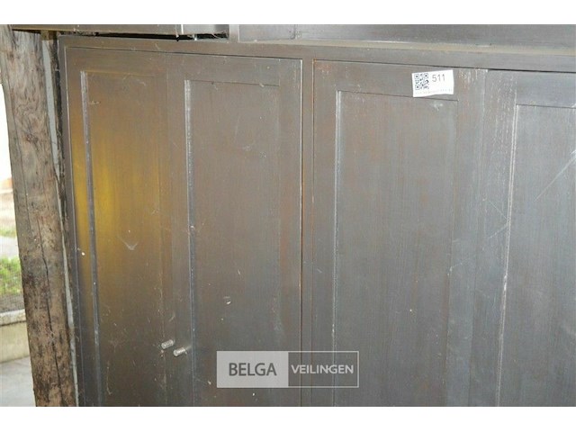 Bruine kast met 4 deuren - afbeelding 3 van  3